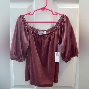 Girls Velour Top